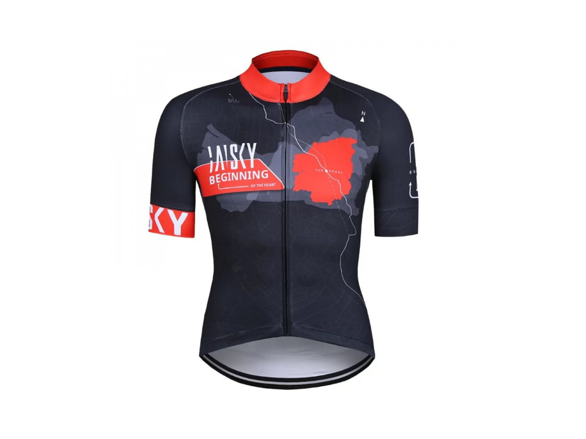 Baisky Men Short Jersey Map Large