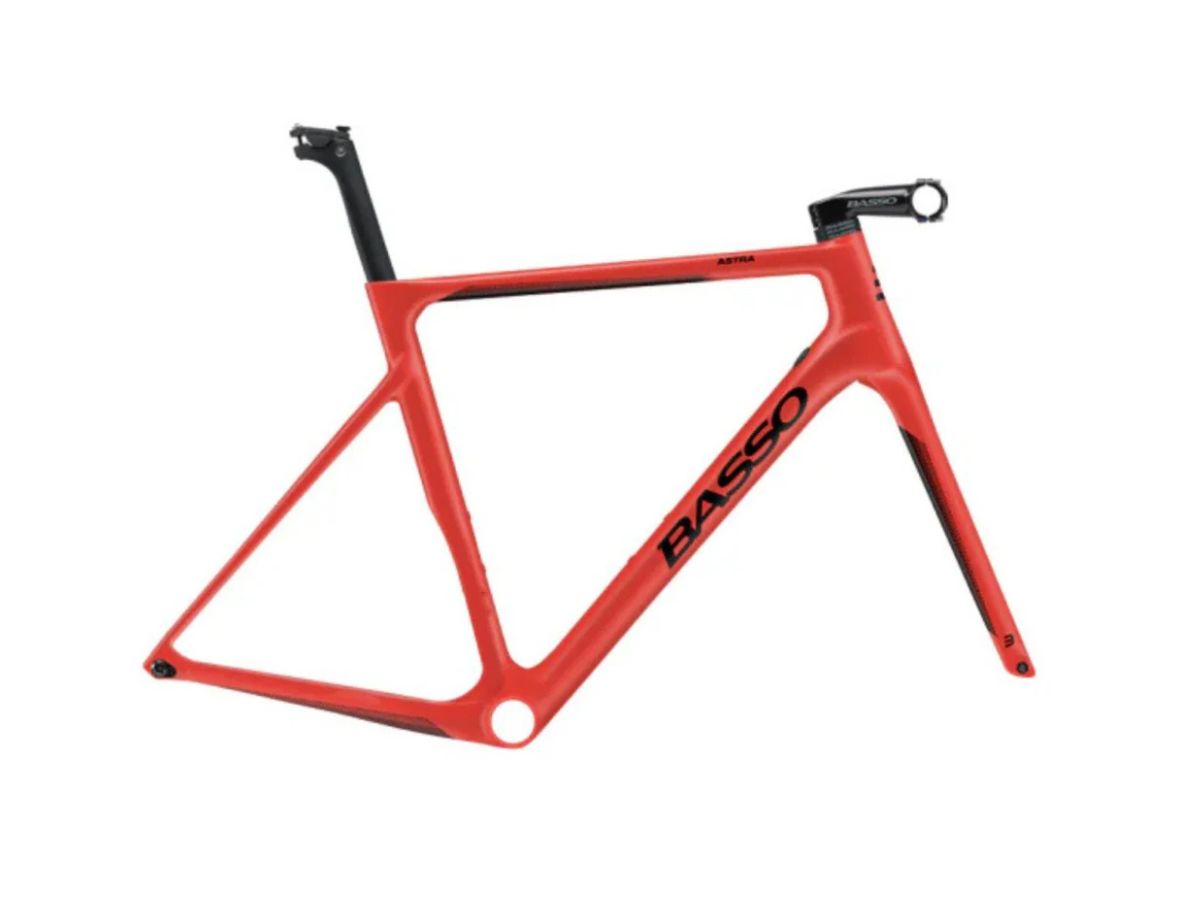 Basso Astra Disc Carbon Frameset Samoa Red 53Cm