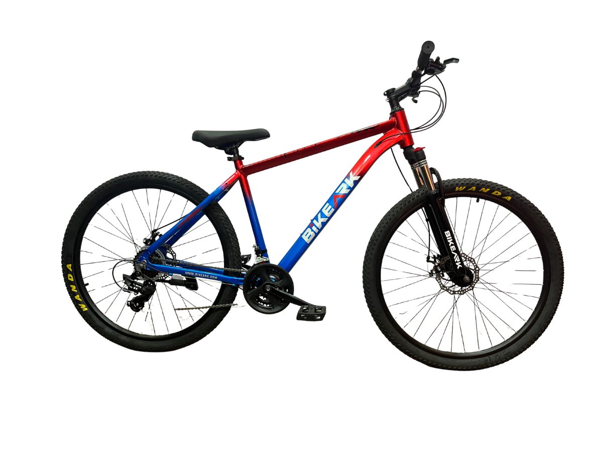 Bikeark 27.5 Adrenaline 21 Spd Fs D/Disc Bicycle Red