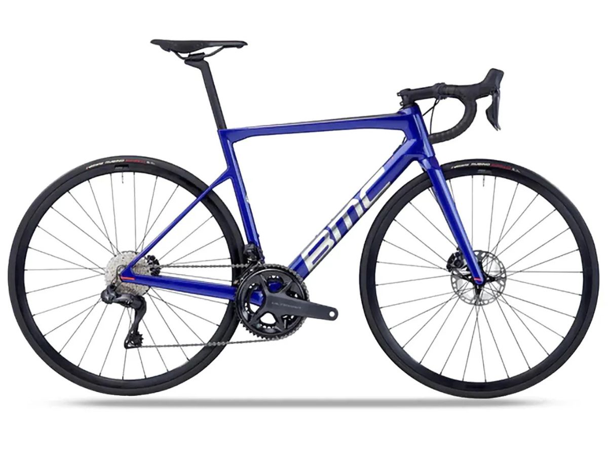 Bmc Teammachine Slr Carbon Shimano 105 12Spd Blue Shimano Hydraulic Disc Brakes Size 54Cm