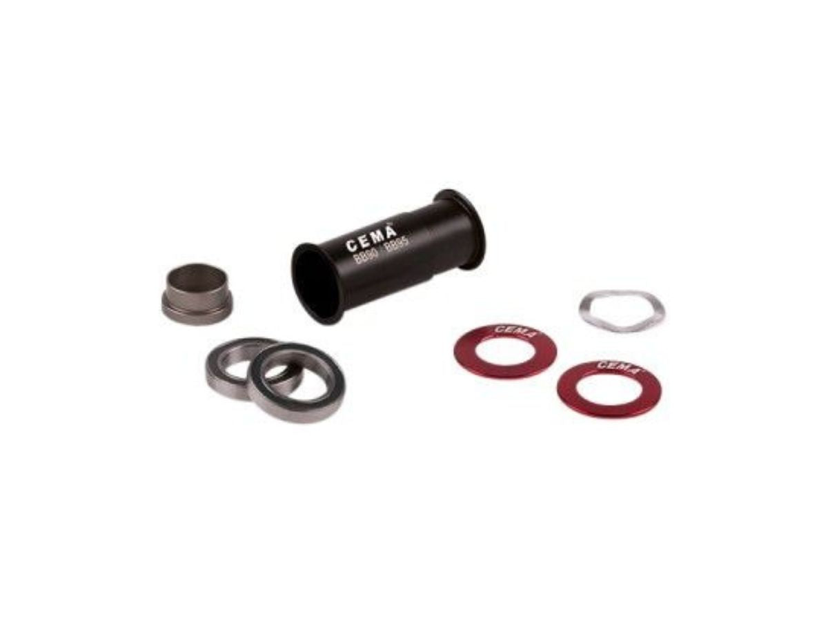 Cema Bottom Bracket - Bb90-Bb95 For Shimano - Chrome Steel