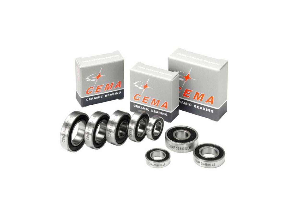Cema Bottom Bracket Bearing Hybrid Ceramic 24377-2Rs - Abec5 - 24 X 37 X 7 Mm