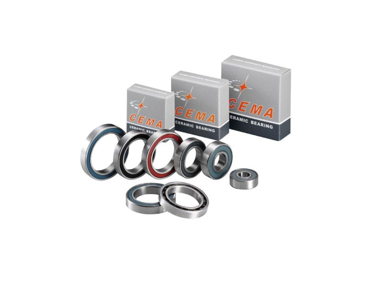 CEMA Wheel Bearing Chrome Steel - 6801-2RS - ABEC5 - 12 x 21 x 5 mm