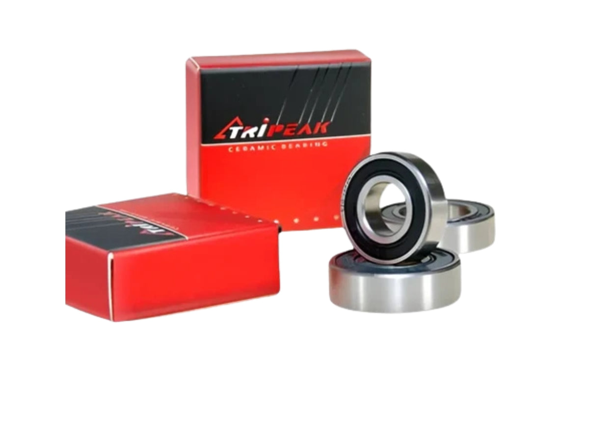 Tripeak Grade 5 Si3N4 Hybrid Ceramic Bearings with Black Oxide