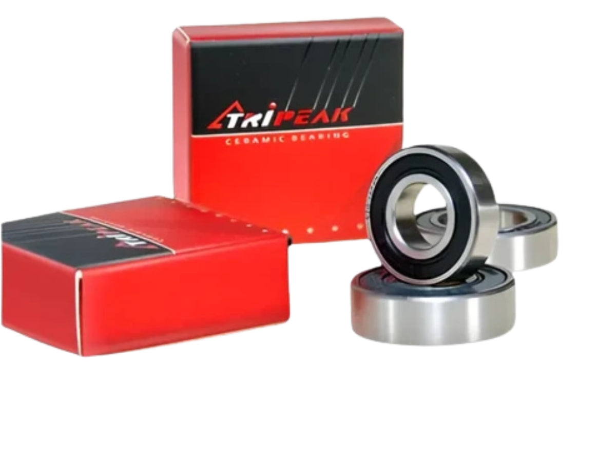 Tripeak Grade 5 Si3N4 Hybrid Ceramic Bearings with Black Oxide