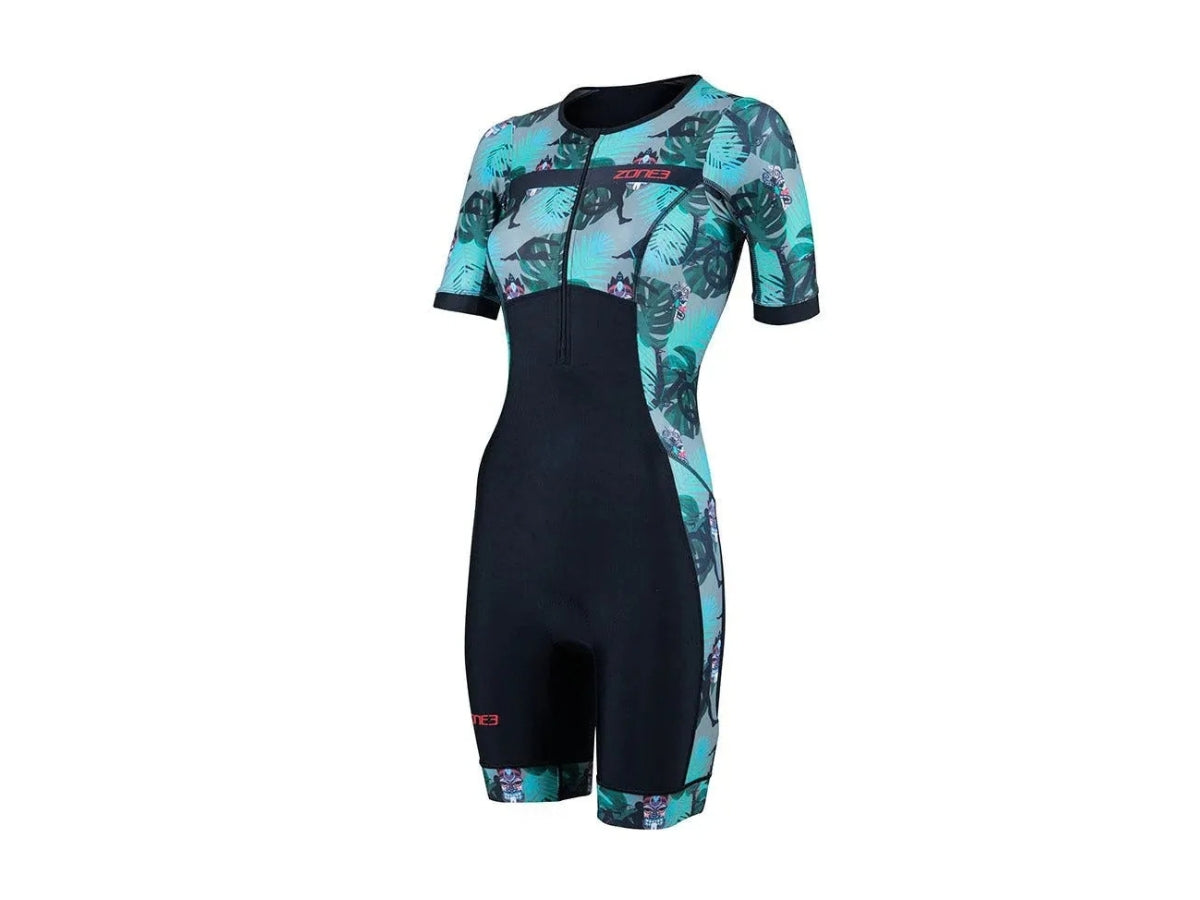 Zone 3 Women's Momentum II Short Sleeve Trisuit - S