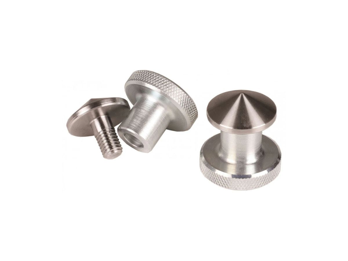 Cyclus Tools Thru Axle Adapter For Truing Stand - Up To 24Mm Diameter - Pair