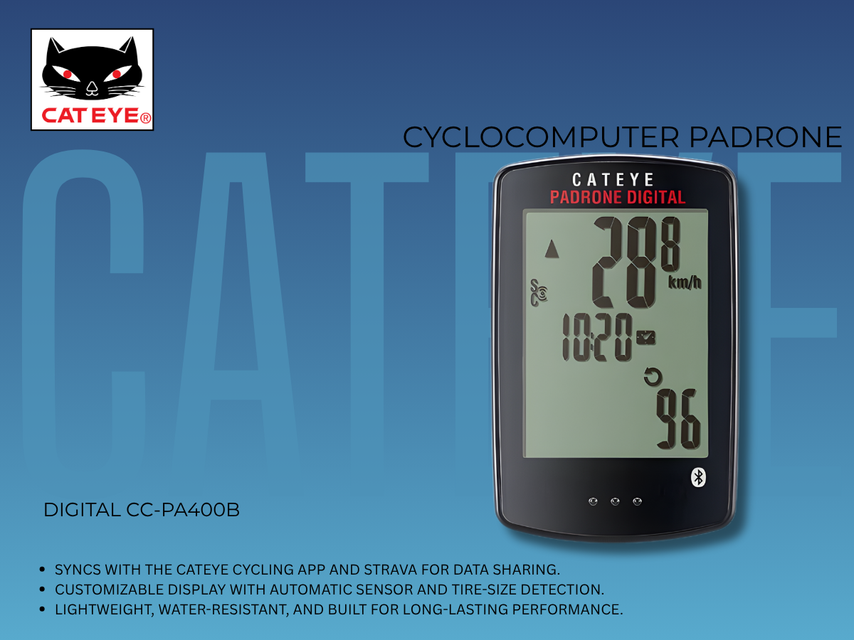 CatEye Cyclocomputer Padrone Digital CC-PA400B (Bluetooth Cadence)