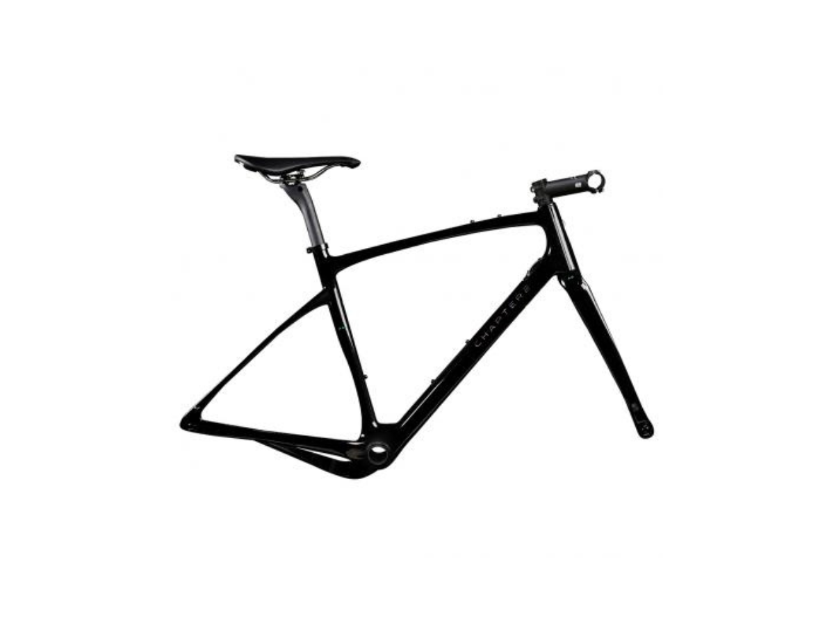 Chapter2 AO Gravel Disc Brake Frameset-Matt+Gloss Black