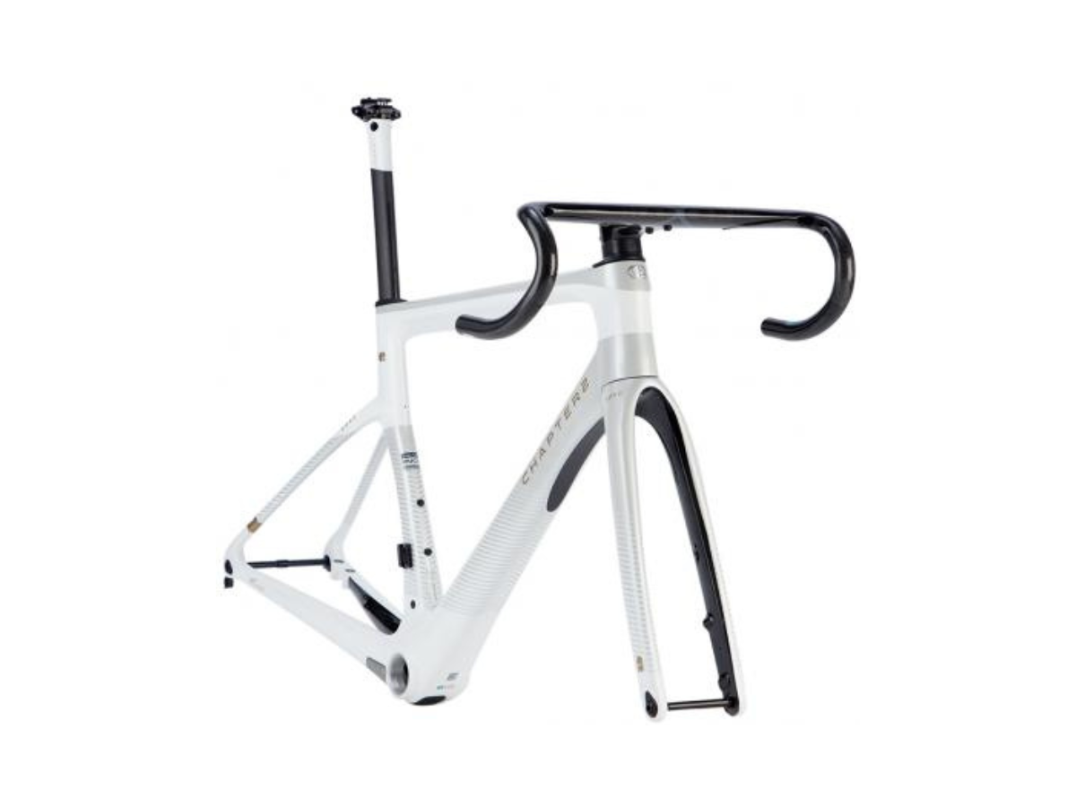 Chapter2 KOKO Aero Road Disc Brake Frameset-White/Grey (Tauriparipa)