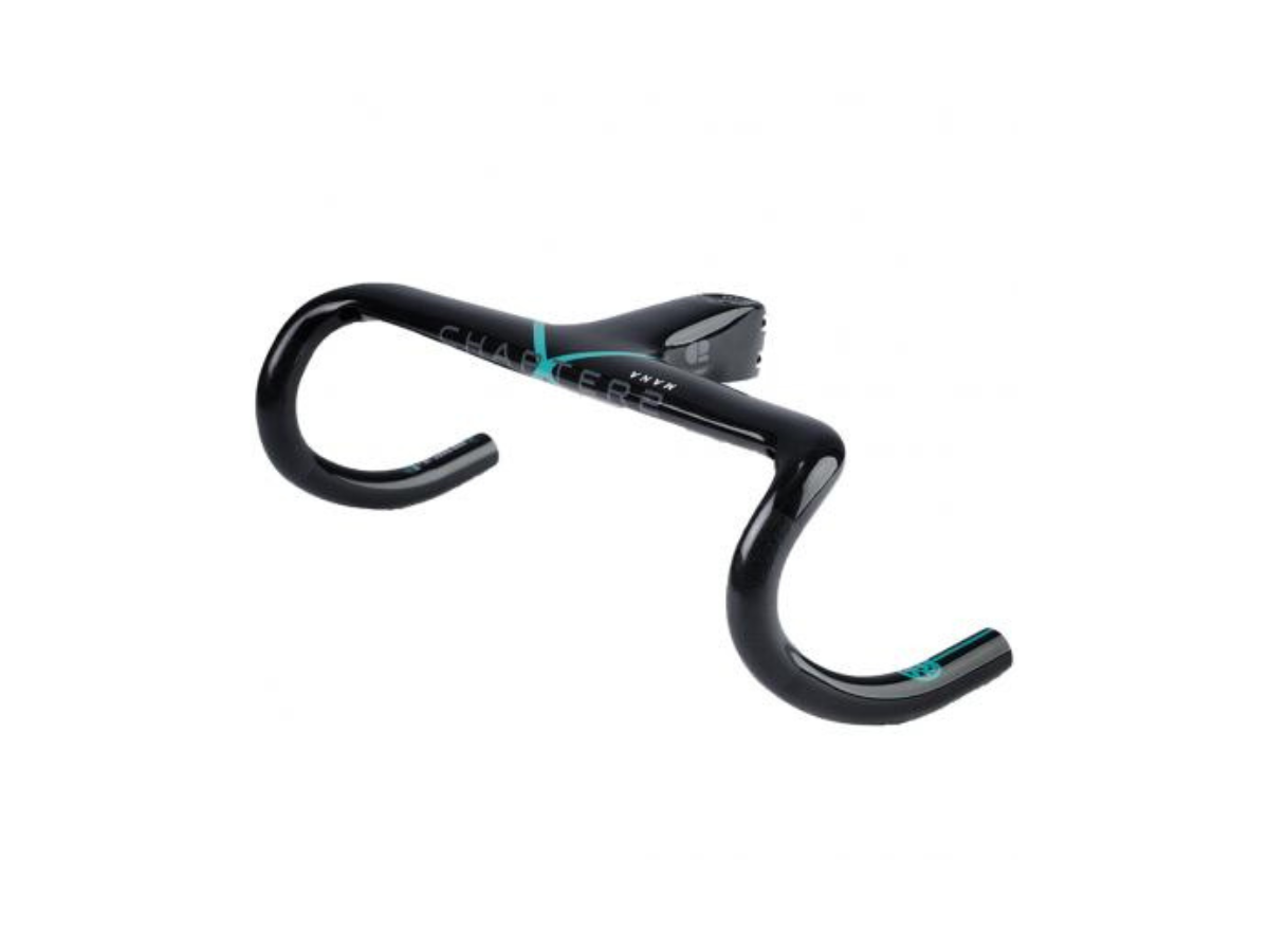 Chapter2 MANA2 Integrated Carbon Handlebar-Black/Aqua