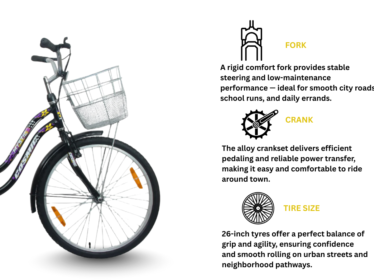 Cosmic 26 Mystic IBC Ladies Bicycle