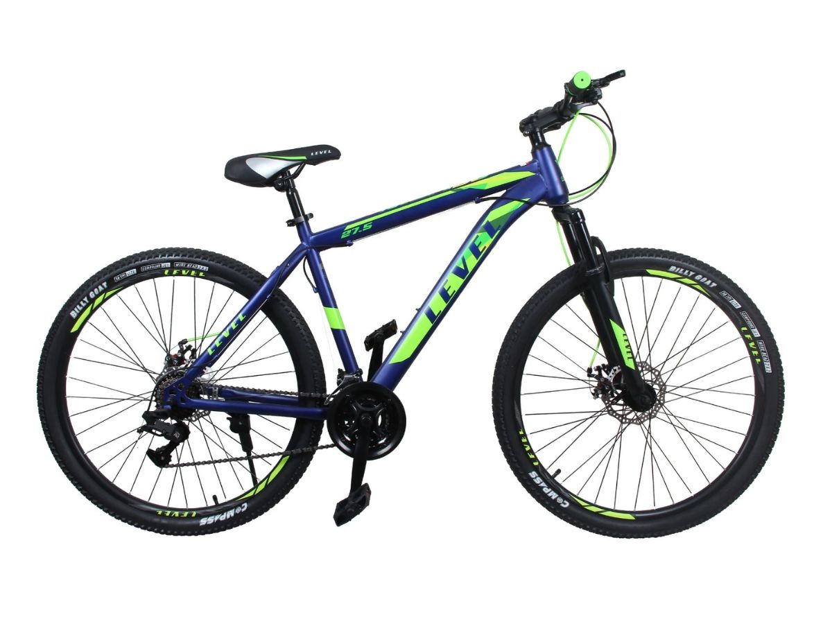 Cosmic 27.5 Level Mondo 21 Spd Bicycle Blue/Green