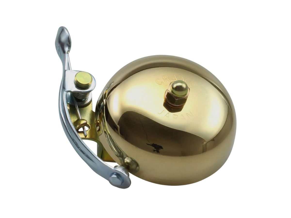 Crane Bell Steel Band Mount Gold Brass