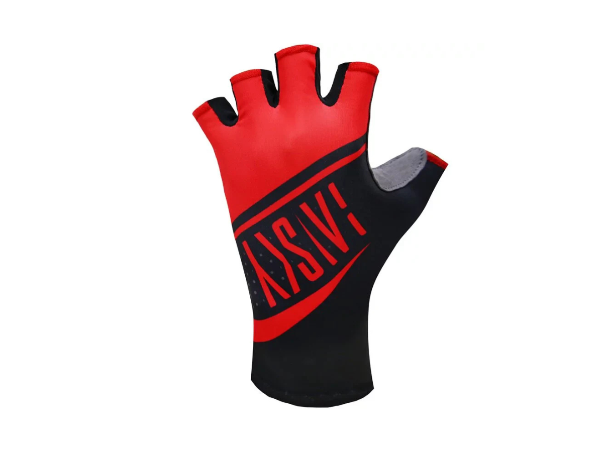 Half-Finger Gloves - Conquer Red Medium