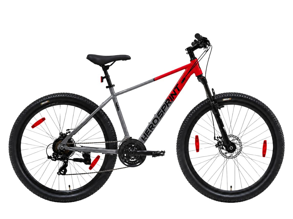 Hero 27.5 Sprint Blunt 21-Speed FS SS D/Disc Bicycle