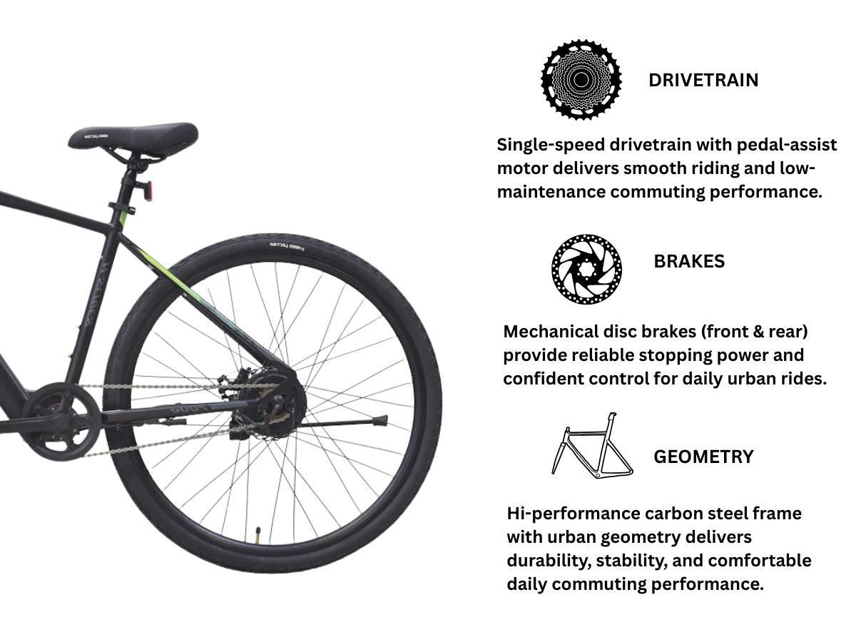 Hero Lectro 700C H3 E-Bicycle