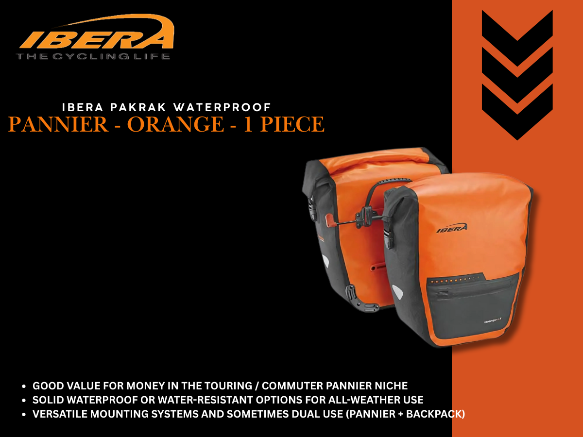 Ibera PakRak Panniers 1-Piece