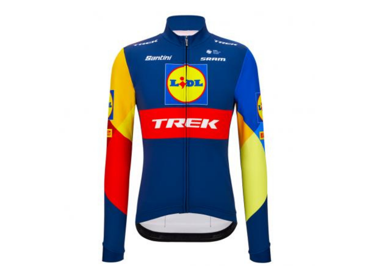 Santini Lidl Trek Long Sleeve Jersey-Print