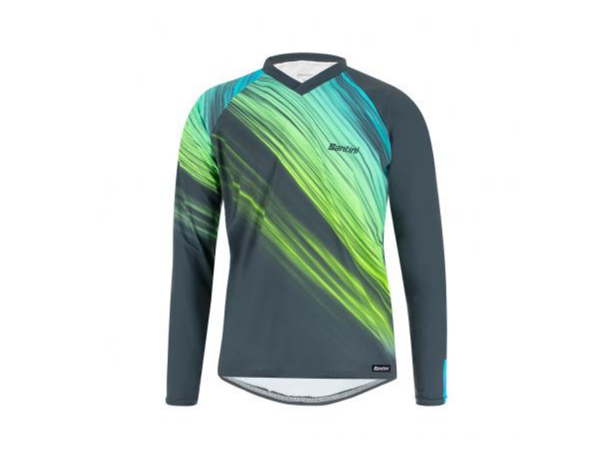 Santini MTB Sasso Thermal Long Sleeve Jersey