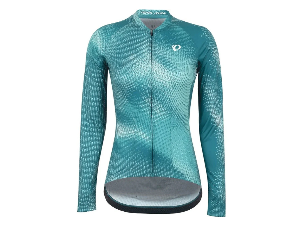 Pearl Izumi Attack Long Sleeve Women&#39;s Jersey-Gulf Teal Depth