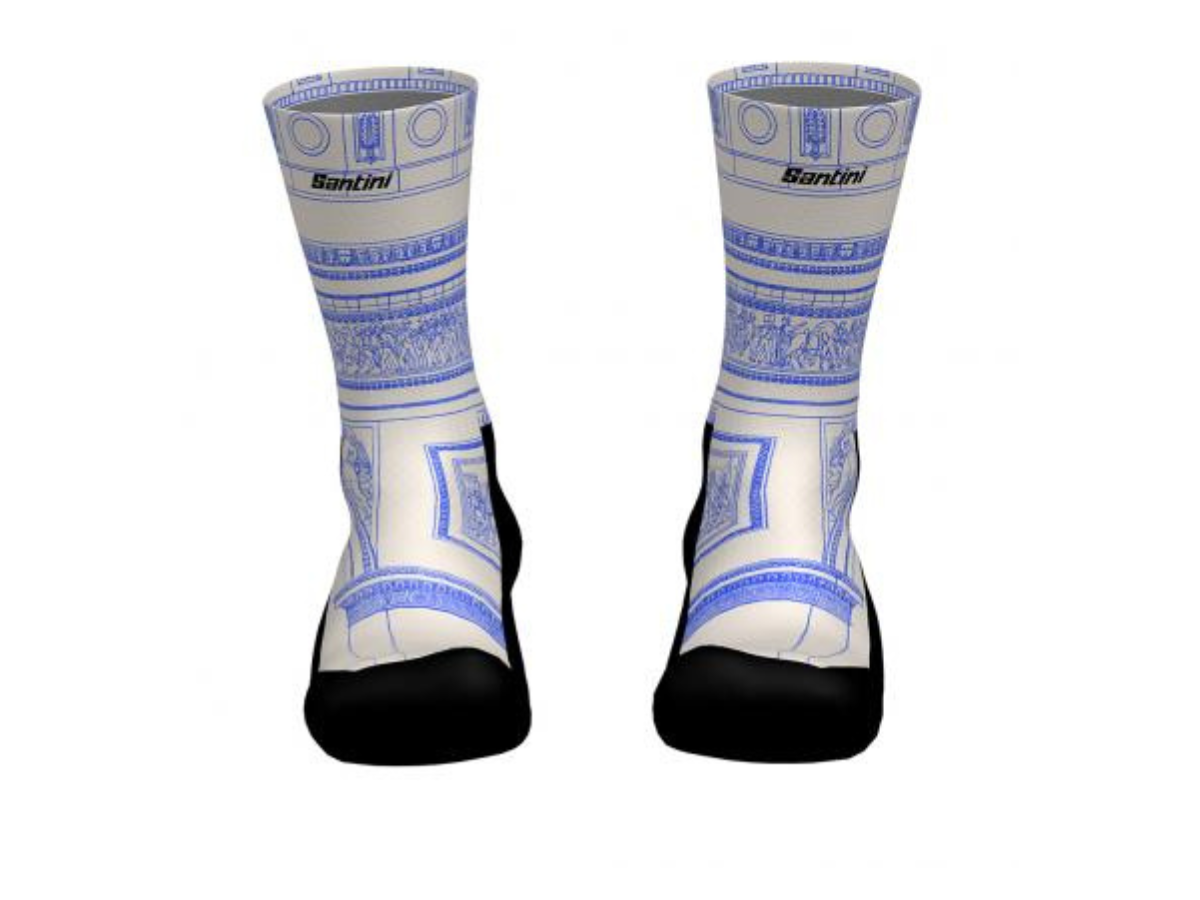 Santini Tour De France Arrivee Arc De Triomphe Socks