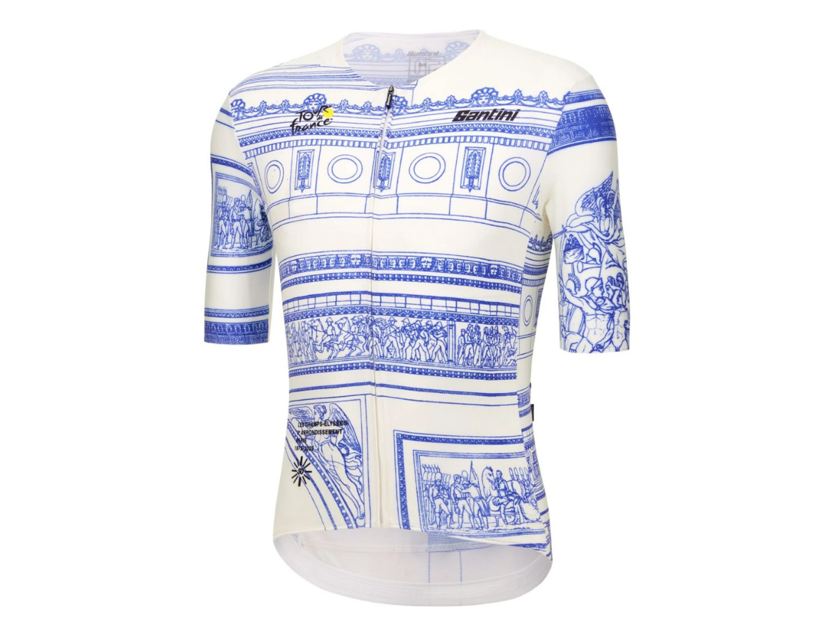 Santini Tour De France Arrivee Arc De Triomphe Unisex Jersey