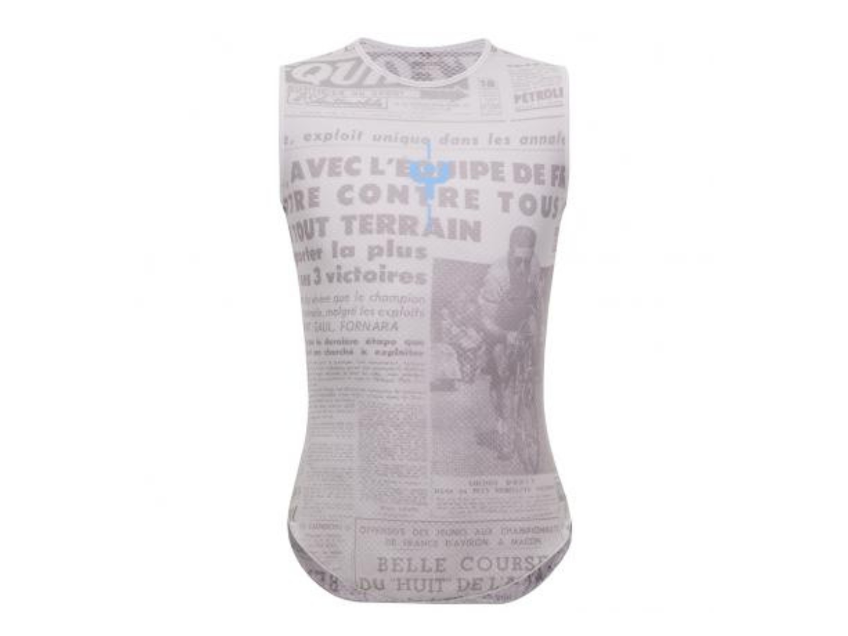 Santini Maillot Jaune M.Ventoux Baselayer-Print