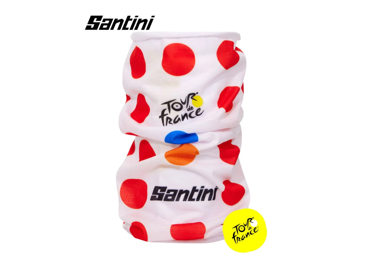Santini Tour De France King of the Mountains Leader Neck Warmer