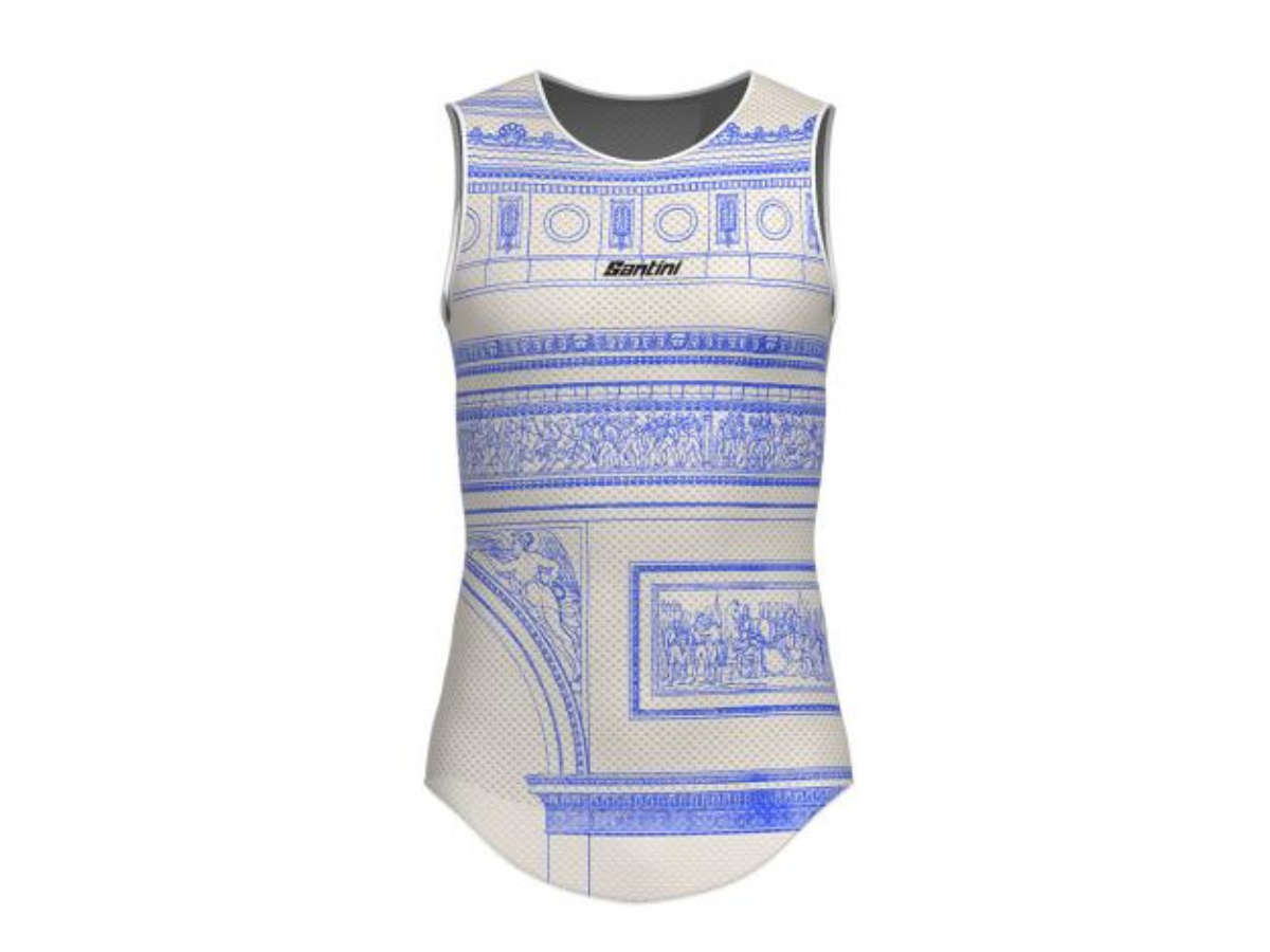 Santini Tour De France Arrivee Arc De Triomphe Baselayer-Print