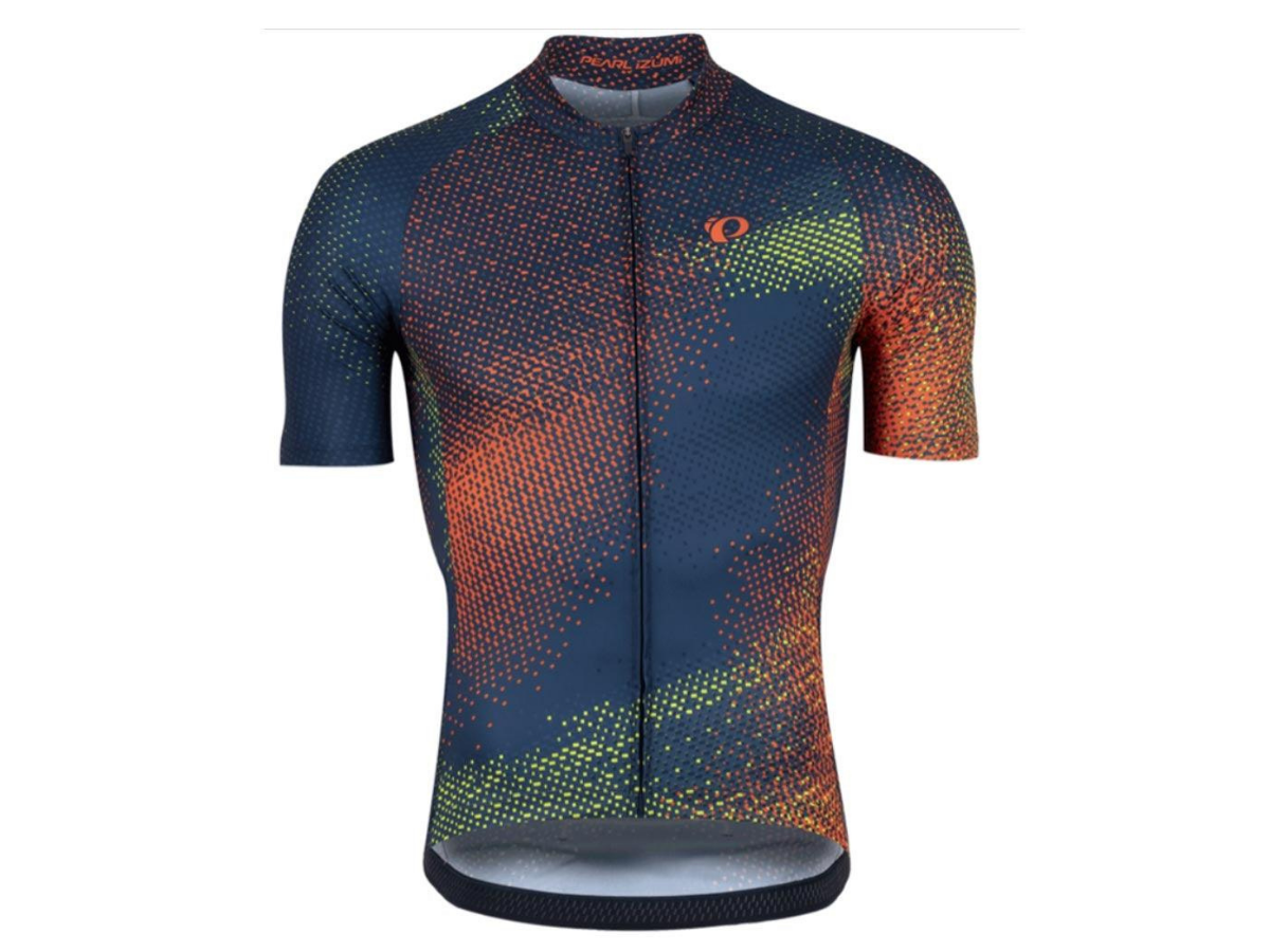 Pearl Izumi Attack Jersey-Navy/Fuego Depth