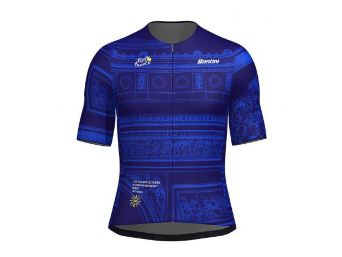 Santini Tour De France Arrivee Arc De Triomphe Unisex Jersey