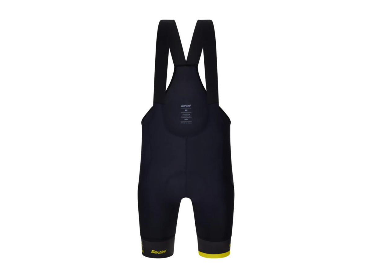 Santini Maillot Jaune Col De La Madeleine Bibshorts