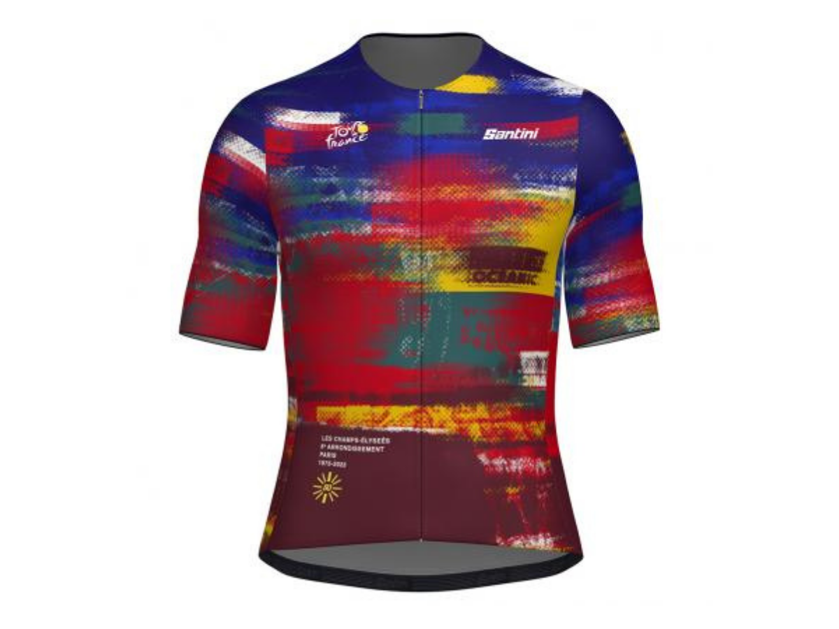 Santini Tour De France Arrivee Dash Unisex Jersey-Print
