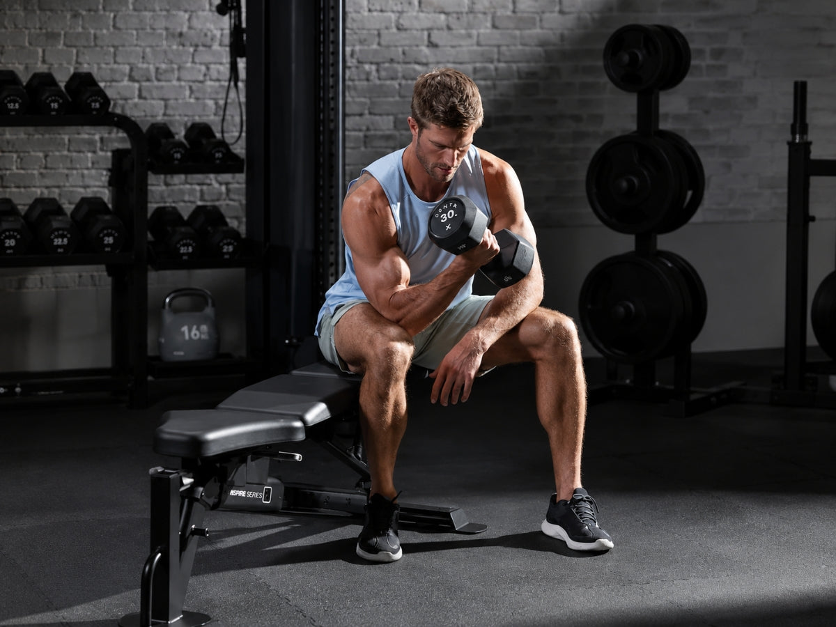 Inspire Series FID7 PRO Multi-Adjustable Weight Bench(takes attachments)