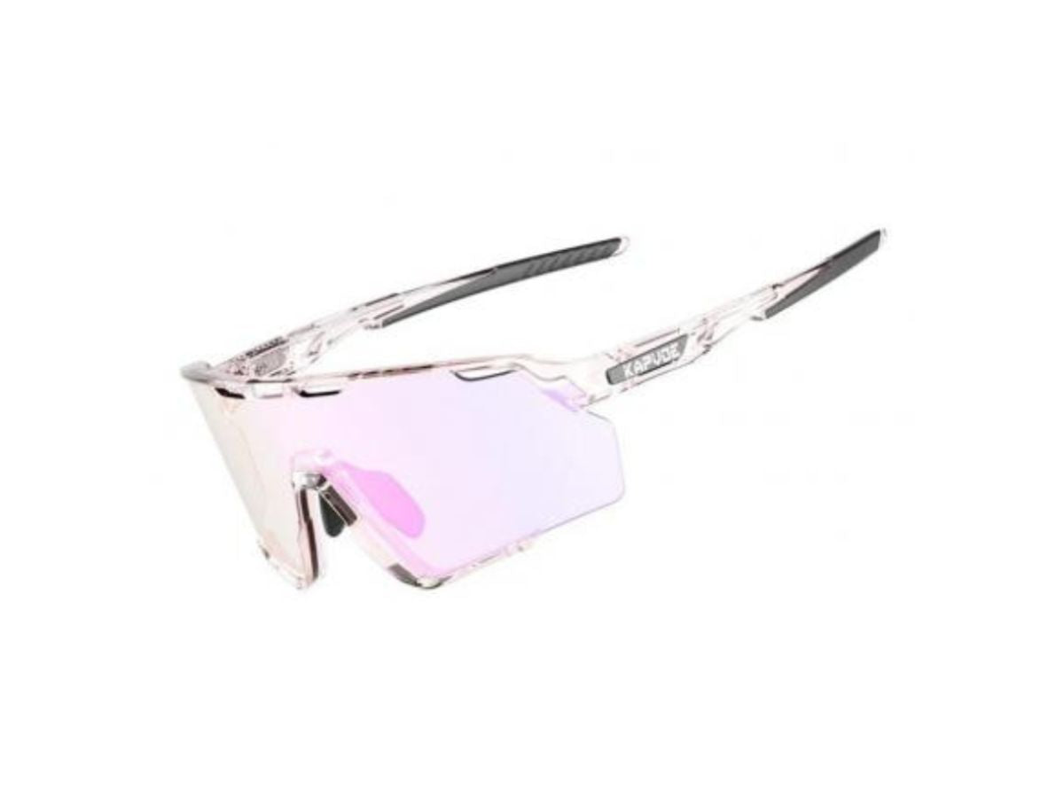 Kapvoe X170 Color Changing Frames Photochromic Sunglasses pink