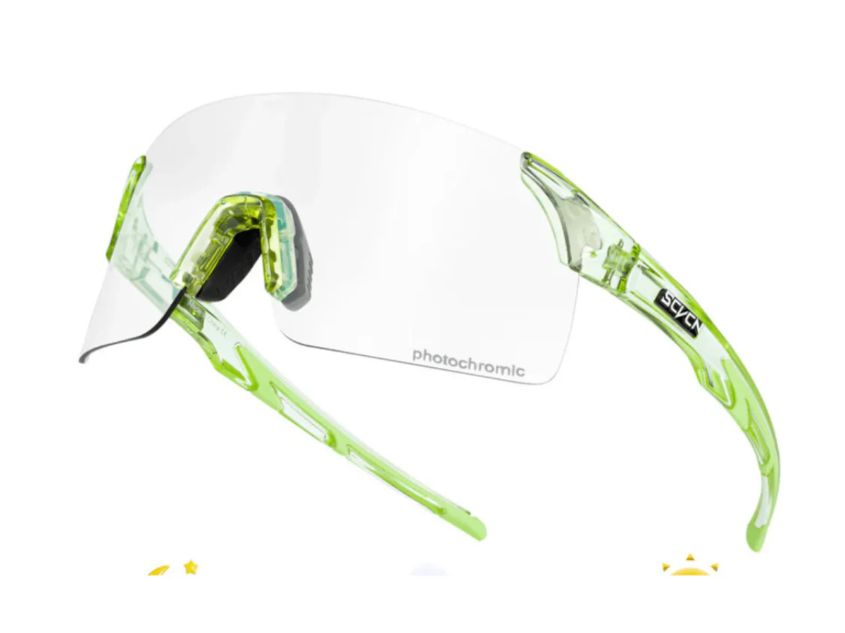 Kapvoe SCVCN X142 Photochromic Sunglasses-black/green