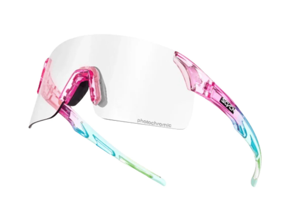 Kapvoe SCVCN X142 Photochromic Sunglasses-black/pink