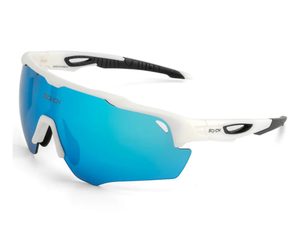 Kapvoe SCVCN X18 Sport Glasses-Blue/White