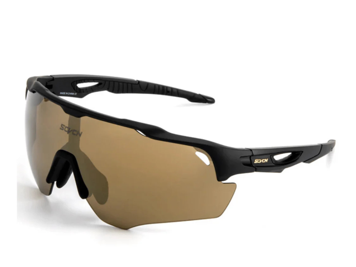 Kapvoe SCVCN X18 Sport Glasses-gold/black