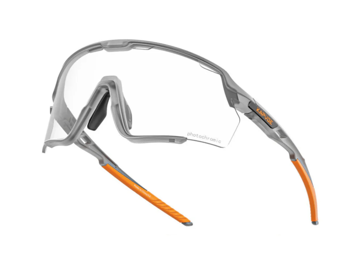 Kapvoe X170 Coloured Photochromic Sunglasses Black/Orange