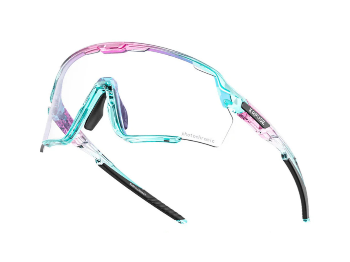 Kapvoe X170 Coloured Photochromic Sunglasses pink/aqua