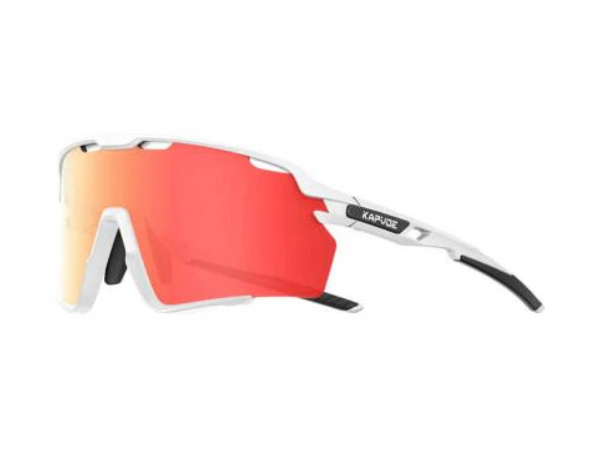 Kapvoe X170 Sports Sunglasses-red/white
