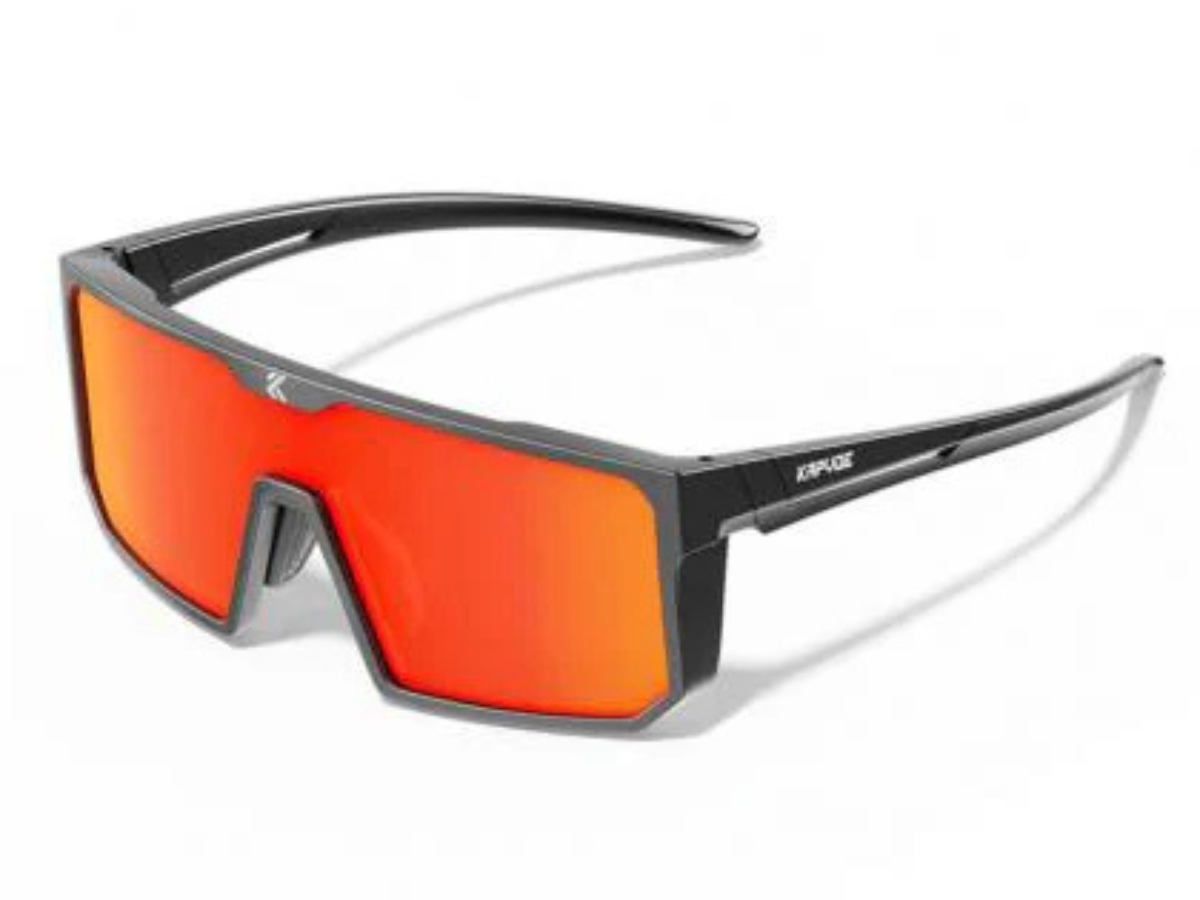 Kapvoe X232 Coloured Polarized Sunglasses - Red/Black