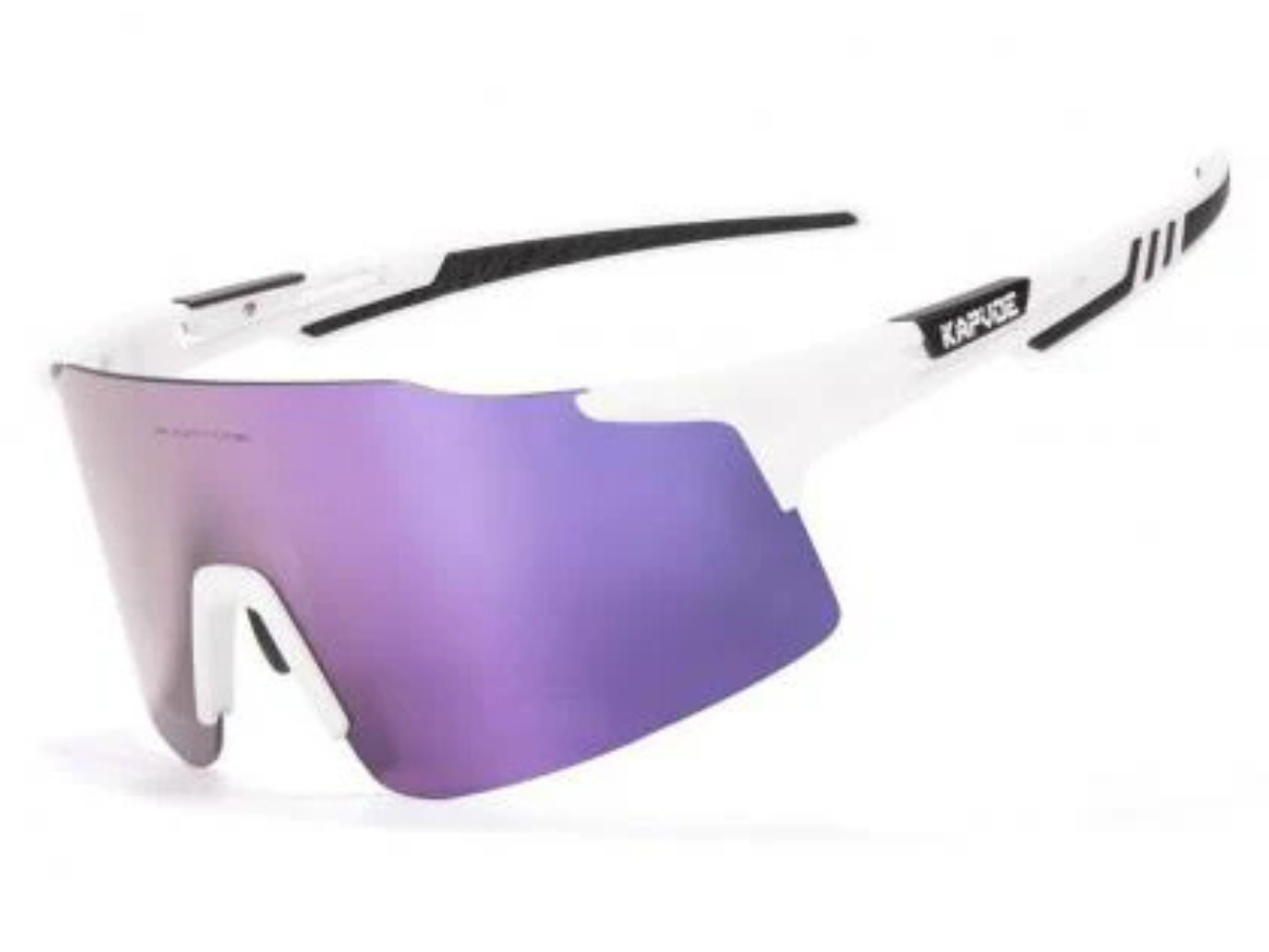 Kapvoe X27 Rimless Sports Glasses- Purple/White