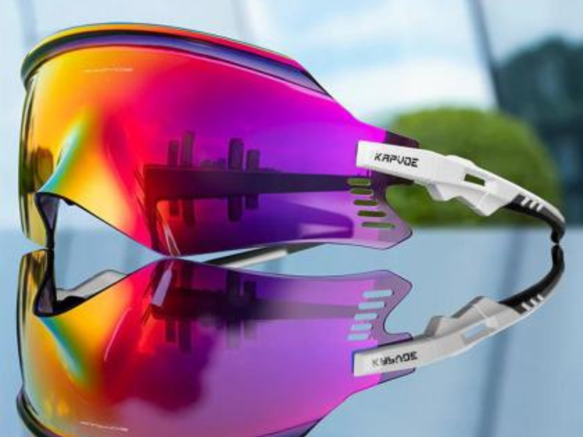 Kapvoe X2 Coloured Photochromic Sunglasses-Red/White