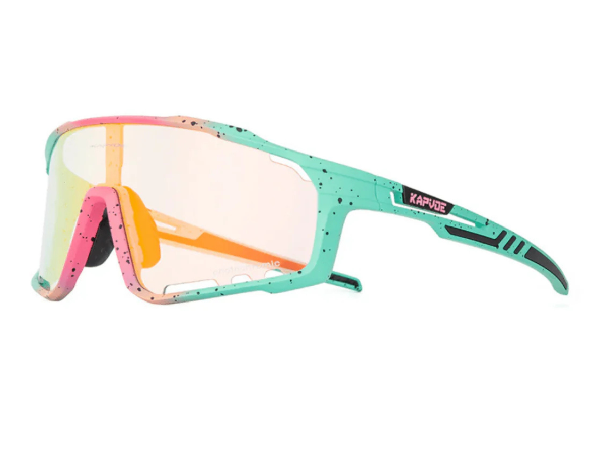 Kapvoe X76 Coloured Photochromic Sunglasses-red/pink/green