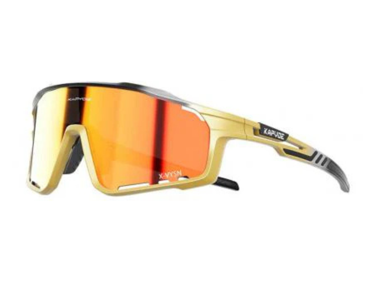Kapvoe X76 Sports Sunglasses-gold