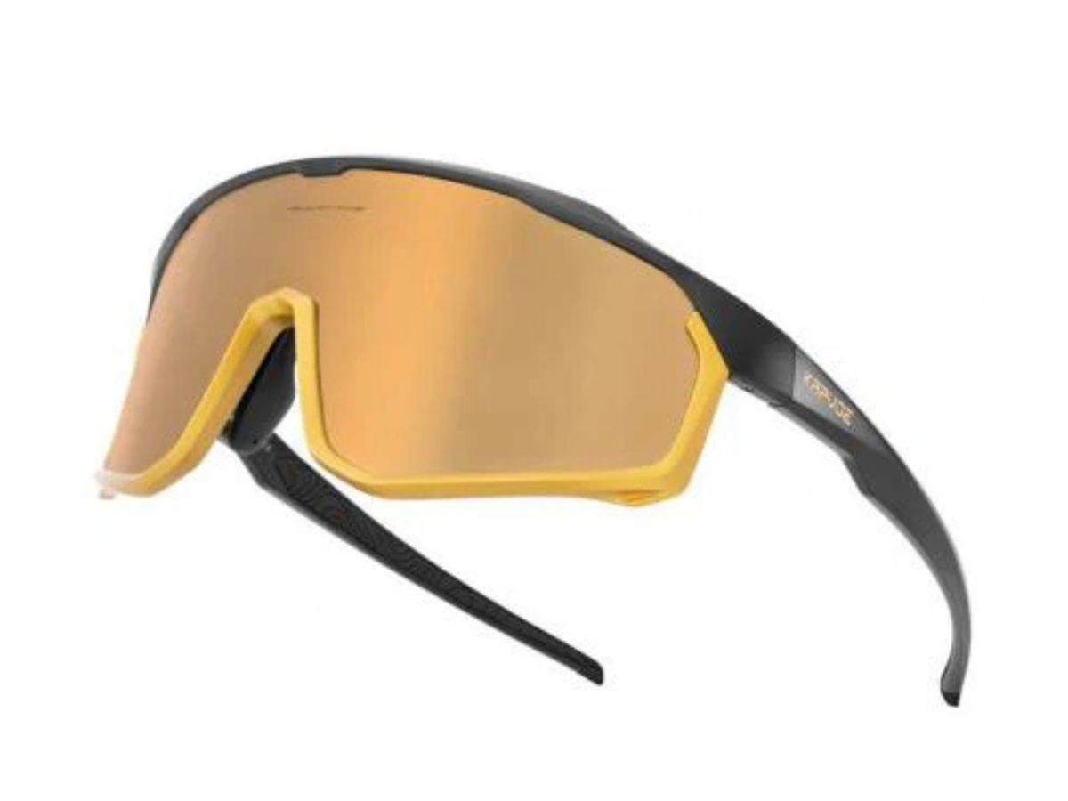 Kapvoe X93 Interchangeable Lower Frame Sunglasses-Gold/Black