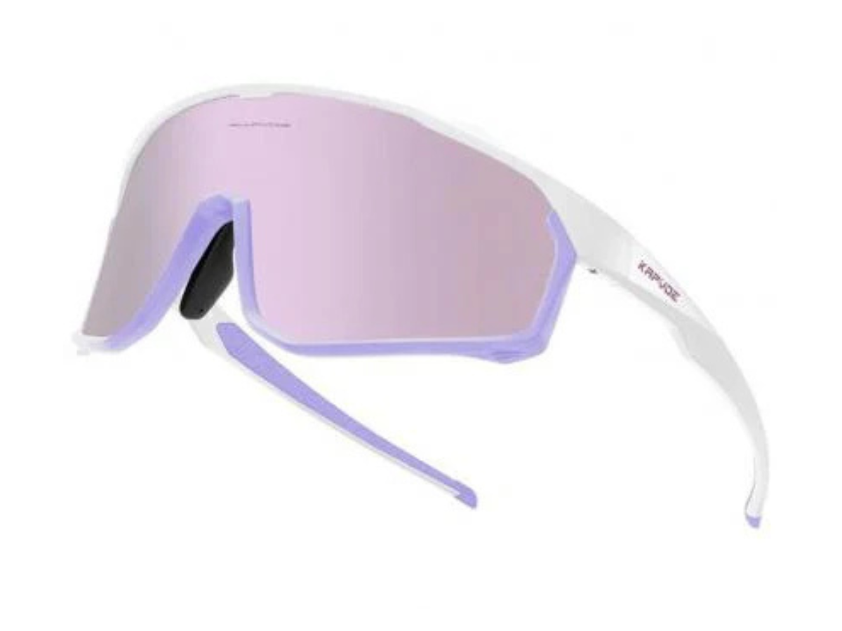 Kapvoe X93 Interchangeable Lower Frame Sunglasses-purple/white